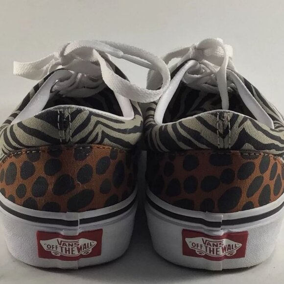 Women's Vans Safari Multi Animal Print Skateboard Shoes Size 6 - Picture 4 of 6